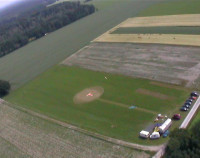 Anflug auf den Landeplatz